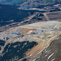 Climax Molydenum Mine close to Leadville seen from Mount Democrat